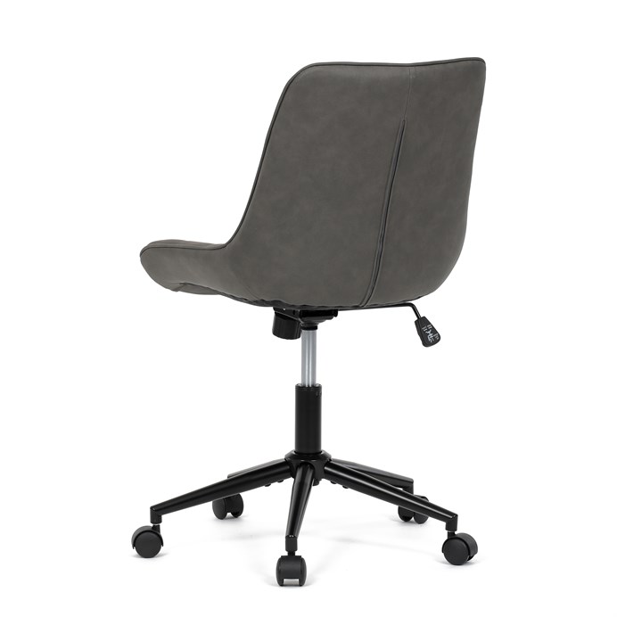 Pracovná stolička, výškovo nastaviteľná, šedá látka, KA-V3120 GREY3