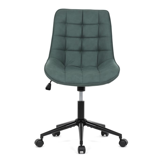 Pracovná stolička, výškovo nastaviteľná, zelená látka, KA-V3120 GRN3