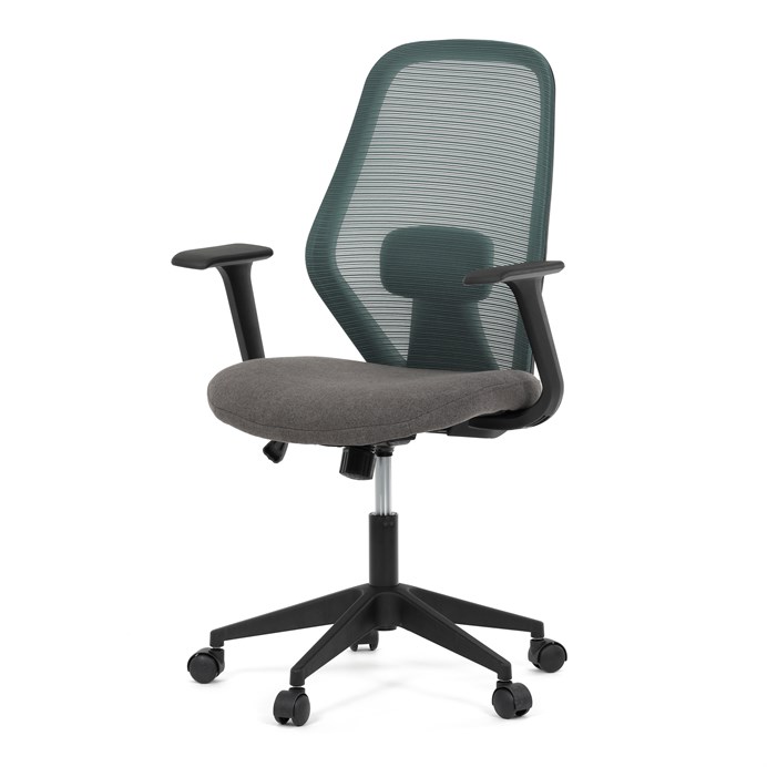 Kancelárska stolička, hojdací mechanizmus, zelená sieťovina, KA-V3149 GRN