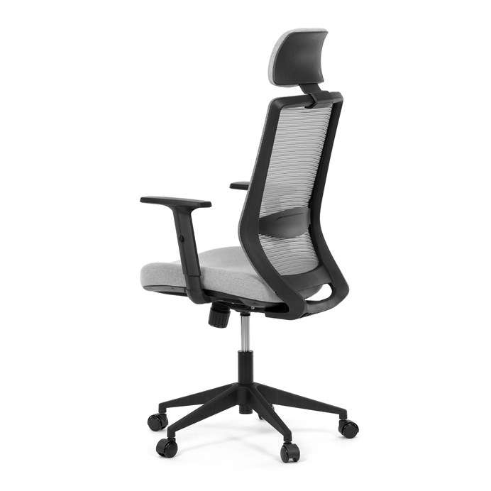 Kancelárska stolička, synchrónny mechanizmus, sivá sieťovina, KA-V3329 GREY