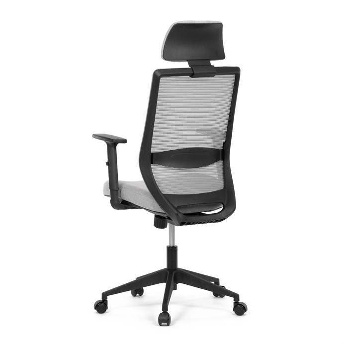 Kancelárska stolička, synchrónny mechanizmus, sivá sieťovina, KA-V3329 GREY
