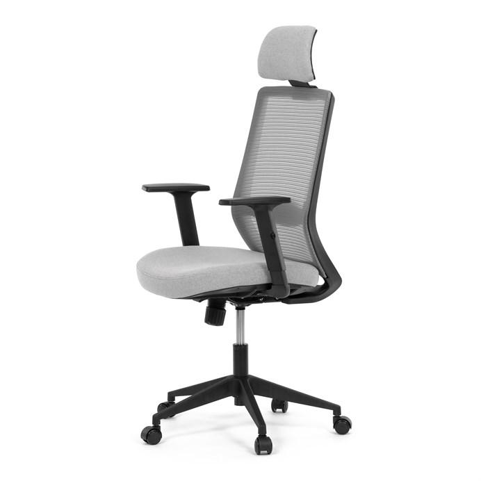 Kancelárska stolička, synchrónny mechanizmus, sivá sieťovina, KA-V3329 GREY