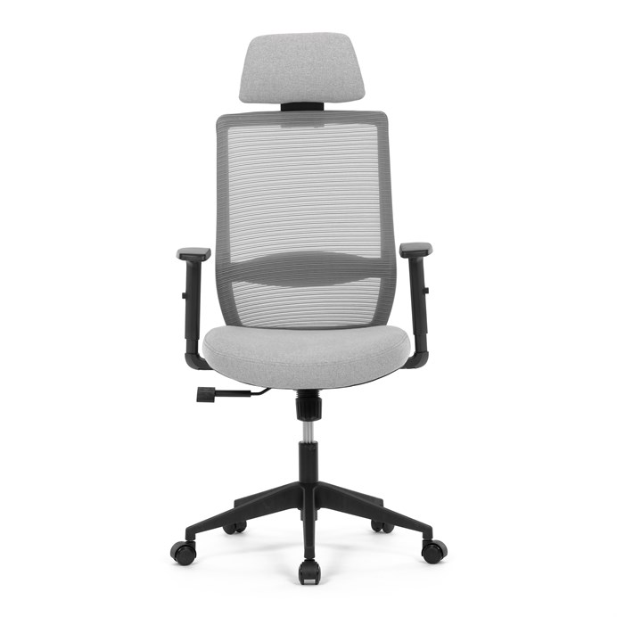 Kancelárska stolička, synchrónny mechanizmus, sivá sieťovina, KA-V3329 GREY
