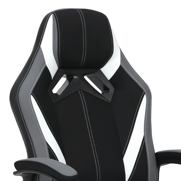 Kancelárska stolička šedá látka KA-Y326 GREY