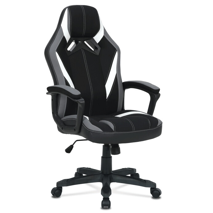 Kancelárska stolička šedá látka KA-Y326 GREY