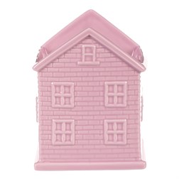 Obal na květiny - tvar domku, barva růžovo-fialová