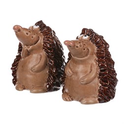 Ježek keramický, mix 2 druhů, zahradní dekorace. Cena za 1ks.