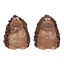 Ježek keramický, mix 2 druhů, zahradní dekorace. Cena za 1ks.