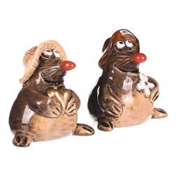 Krtek - keramika, mix 2 druhů, cena za 1 ks