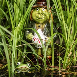 Vodník - zahradní figurka, stojící, keramický