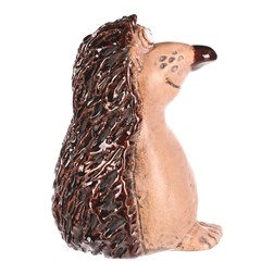 Ježek - zahradní ozdoba na plot, keramika