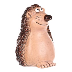 Ježek - zahradní ozdoba na plot, keramika