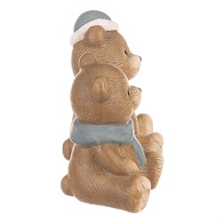 Medvídek sedící - mix 2 druhů, keramika, cena za 1 ks.