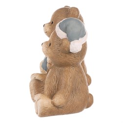 Medvídek sedící - mix 2 druhů, keramika, cena za 1 ks.