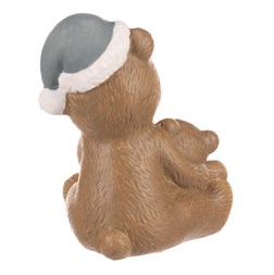 Medvědice s medvídětem - sedící, keramika.