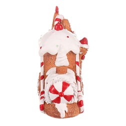 Perníkový vláček se dvěma vagónky - zdobený, polyresin.