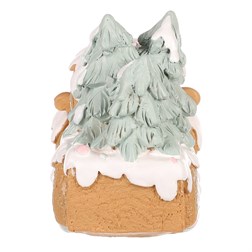 Perníkové autíčko - zdobené, polyresin, LED osvětlení.