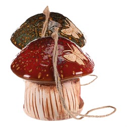 Krmítko keramické - tvar houba, mix 2 druhů, cena za 1 ks