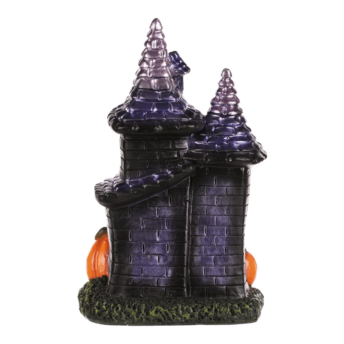 Dom z magnézia - Halloween, LED osvetl., čierny s tekvicami Čierna