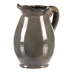 Váza keramická - tvar džbán, střední, barva šedá