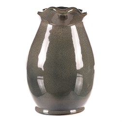 Váza keramická - tvar džbán, střední, barva šedá