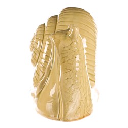 Šnek keramický - zahradní dekorace, velký, sv. zelený