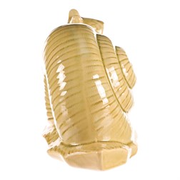 Šnek keramický - zahradní dekorace, velký, sv. zelený