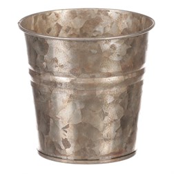 Obal kovový, měděná barva.