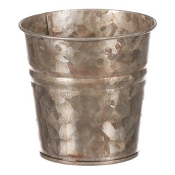 Obal kovový, měděná barva.
