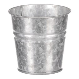 Obal kovový, zinková barva.