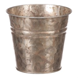 Obal kovový, měděná barva.