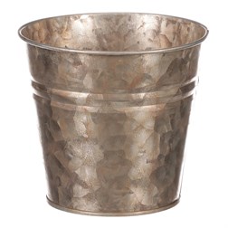 Obal kovový, měděná barva.