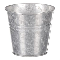 Obal kovový, zinková barva.