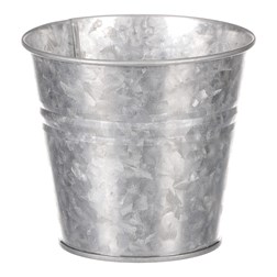Obal kovový, zinková barva.