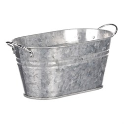 Truhlík kovový, zinková barva.