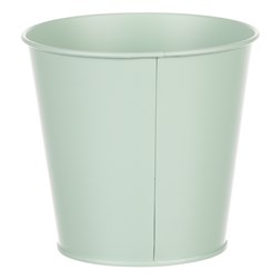 Obal kovový, zelená barva.