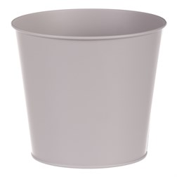 Obal kovový, šedivá barva s ptáčkem.