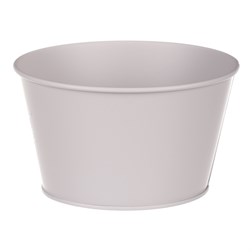 Obal kovový, šedivá barva s ptáčkem.