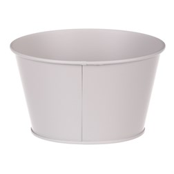 Obal kovový, šedivá barva s ptáčkem.