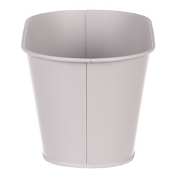 Truhlík kovový, šedivá barva s ptáčkem.