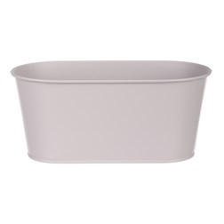 Truhlík kovový, šedivá barva s ptáčkem.