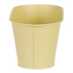 Truhlík kovový, žlutá barva s ptáčkem.