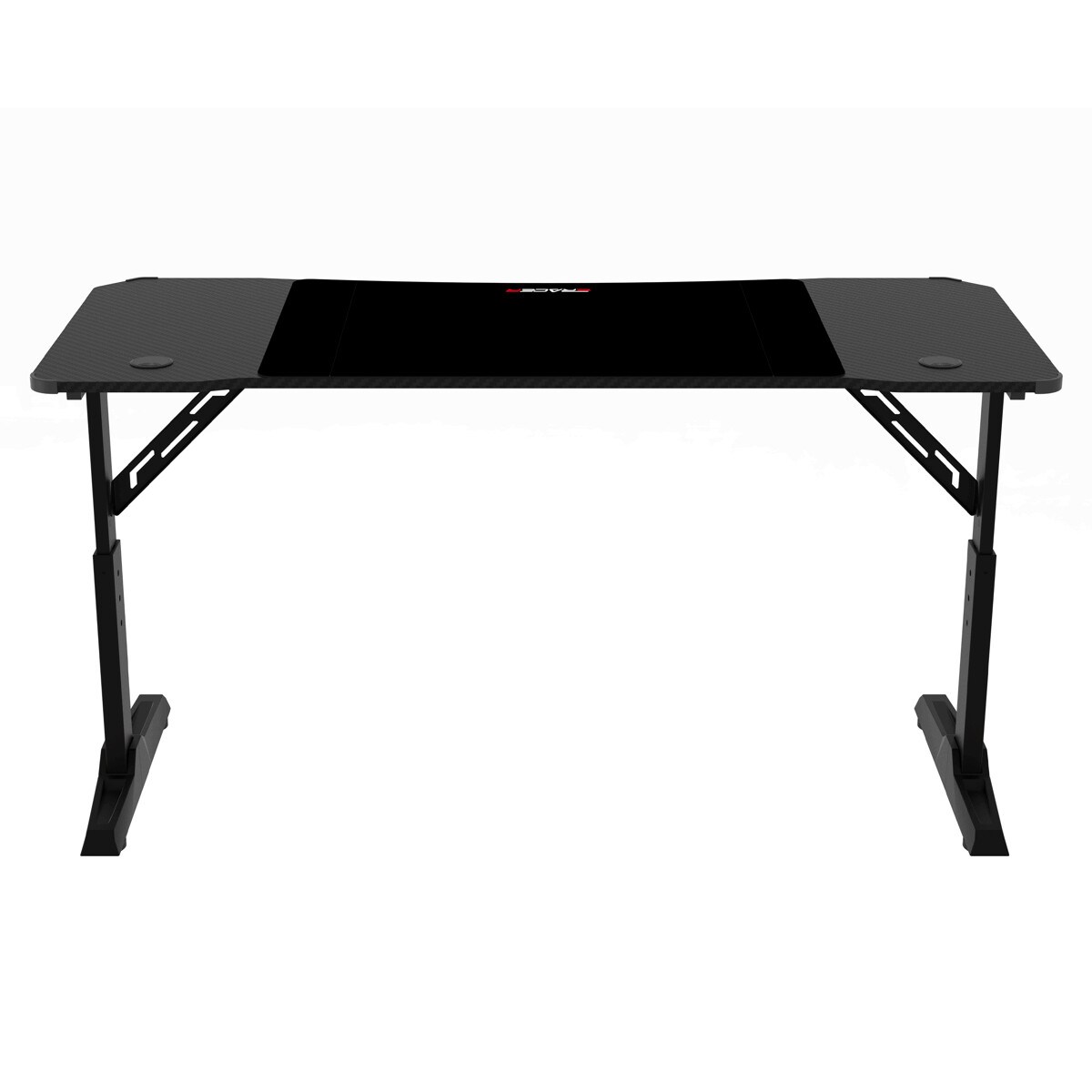 Herný stôl 140x60cm, RGB LED, variabilná výška, LT-H1214 BK