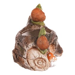 Šneci na pařezu - obal na květiny, magnesium