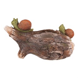 Šneci na pařezu - obal na květiny, magnesium