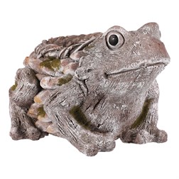 Žába - obal na květiny, magnesium, barva šedá