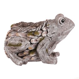 Žába - obal na květiny, magnesium, barva šedá