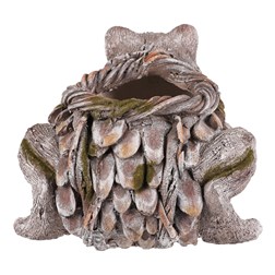 Žába - obal na květiny, magnesium, barva šedá