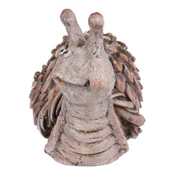 Šnek - zahradní dekorace, magnesium, barva šedá