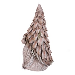 Hlava trpaslíka - zahradní dekorace, magnesium, šedá